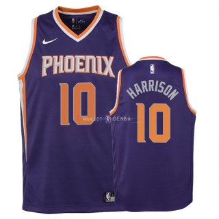 Maillot Enfants Phoenix Suns NO.10 Shaquille Harrison Pourpre Icon 2018