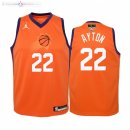 Maillot NBA Enfants Suns NO.22 Deandre Ayton Orange Statement 2021