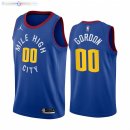 Maillot NBA Nike Denver Nuggets NO.00 Aaron Gordon Bleu Statement 2021