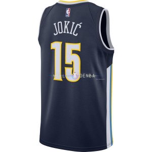 Maillot Denver Nuggets Nike NO.15 Nikola Jokic Marine Icon