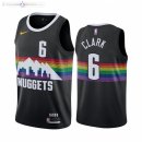 Maillot NBA Nike Denver Nuggets NO.6 Gary Clark Nike Noir Ville 2021