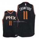 Maillot Enfants Phoenix Suns NO.11 Jamal Crawford Noir Statement 2018