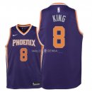 Maillot Enfants Phoenix Suns NO.8 George King Pourpre Icon 2018