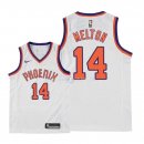 Maillot Enfants Phoenix Suns NO.14 De'Anthony Melton Retro Blanc 2018