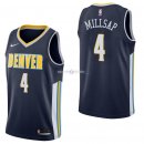 Maillot Denver Nuggets Nike NO.4 Paul Millsap Marine Icon