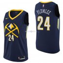 Maillot Denver Nuggets Nike NO.24 Mason Plumlee Nike Marine Ville