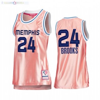 Maillot Femme Memphis Grizzlies NO.24 Dillon Brooks 75th Anniversaire Rose Or 2022