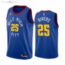 Maillot NBA Nike Denver Nuggets NO.25 Austin Rivers Bleu Statement 2021