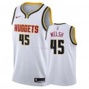 Maillot Denver Nuggets Nike NO.45 Thomas Welsh Blanc Association 2018/2019