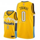 Maillot Denver Nuggets Nike NO.0 Isaiah Thomas Jaune Statement 2018