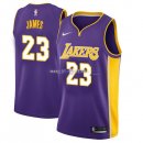 Maillot Enfants L.A.Lakers No.23 Lebron James Pourpre Statement 2017/2018