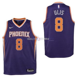 Maillot Enfants Phoenix Suns No.8 Tyler Ulis Pourpre Icon 2017/2018