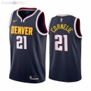 Maillot NBA Nike Denver Nuggets NO.21 Petr Cornelie Nike Marine Icon 2021