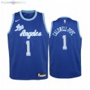 Maillot Enfant Los Angeles Lakers NO.1 Kentavious Caldwell Pope Bleu 2020-21