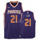 Maillot Enfants Phoenix Suns NO.21 Alex Len Pourpre Icon 2018