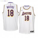 Maillot Enfants Los Angeles Lakers NO.18 Dion Waiters Blanc Association 2019/2020