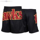 Pantalon Atlanta Hawks Rouge Noir Hardwood Classics 2021