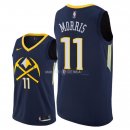 Maillot Denver Nuggets Nike NO.11 Monte Morris Nike Marine Ville 2018