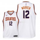 Maillot Enfants Phoenix Suns NO.12 T.J. Warren Blanc Association 2018