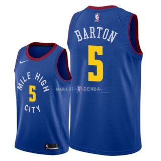 Maillot Denver Nuggets Nike NO.5 Will Barton Bleu Statement 2018/2019