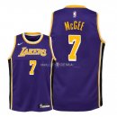 Maillot Enfants Los Angeles Lakers NO.7 JaVale McGee Pourpre Statement 2018-19