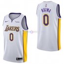 Maillot Enfants L.A.Lakers No.0 Kyle Kuzma Blanc 2017/2018