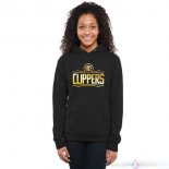 Hoodies Femme Los Angeles Clippers Noir Or