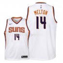 Maillot Enfants Phoenix Suns NO.14 De'Anthony Melton Blanc Association 2018