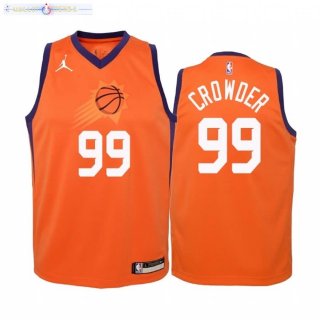 Maillot Enfant Phoenix Suns NO.99 Jae Crowder Orange Statement 2020