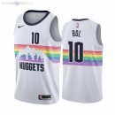 Maillot Denver Nuggets Nike NO.10 Bol Bol Nike Blanc Ville 2020