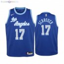 Maillot Enfant Los Angeles Lakers NO.17 Dennis Schroder Bleu 2020-21