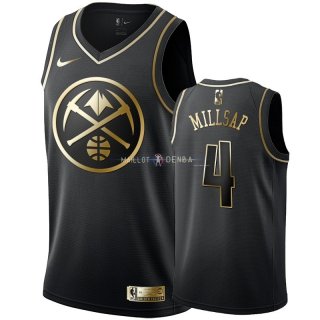 Maillot Denver Nuggets NO.4 Paul Millsap Or Edition