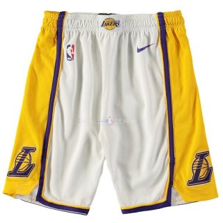 Pantalon Enfants Los Angeles Lakers Nike Blanc 2018