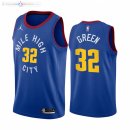 Maillot NBA Nike Denver Nuggets NO.32 Jeff Green Bleu Statement 2021