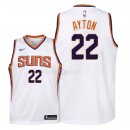 Maillot Enfants Phoenix Suns NO.22 DeAndre Ayton Blanc Association 2018