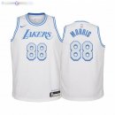 Maillot Enfant Los Angeles Lakers NO.88 Markieff Morris Blanc Ville 2020-21