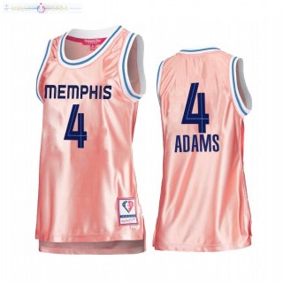 Maillot Femme Memphis Grizzlies NO.4 Steven Adams 75th Anniversaire Rose Or 2022