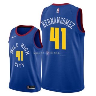 Maillot Denver Nuggets Nike NO.41 Juan Hernangomez Bleu Statement 2018/2019