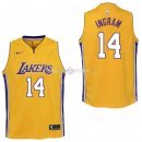 Maillot Enfants L.A.Lakers No.14 Brandon Ingram Blanc 2017/2018