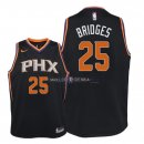 Maillot Enfants Phoenix Suns NO.25 Mikal Bridges Noir Statement 2018