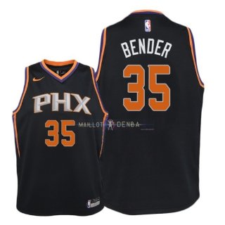 Maillot Enfants Phoenix Suns NO.35 Dragan Bender Noir Statement 2018