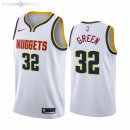 Maillot NBA Nike Denver Nuggets NO.32 Jeff Green Nike Blanc Association 2021-22