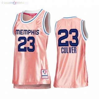 Maillot Femme Memphis Grizzlies NO.23 Jarrett Culver 75th Anniversaire Rose Or 2022