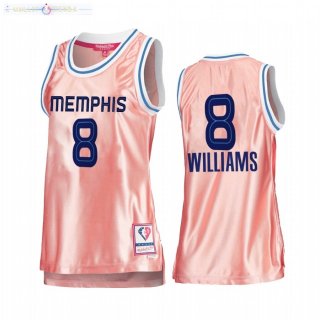 Maillot Femme Memphis Grizzlies NO.8 Ziaire Williams 75th Anniversaire Rose Or 2022