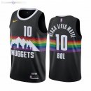 Maillot Denver Nuggets Nike NO.10 Bol Bol Nike Noir Ville 2020