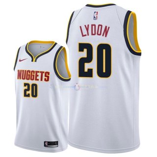 Maillot Denver Nuggets Nike NO.20 Tyler Lydon Blanc Association 2018/2019