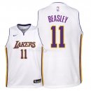 Maillot Enfants Los Angeles Lakers NO.11 Michael Beasley Blanc Association 2018