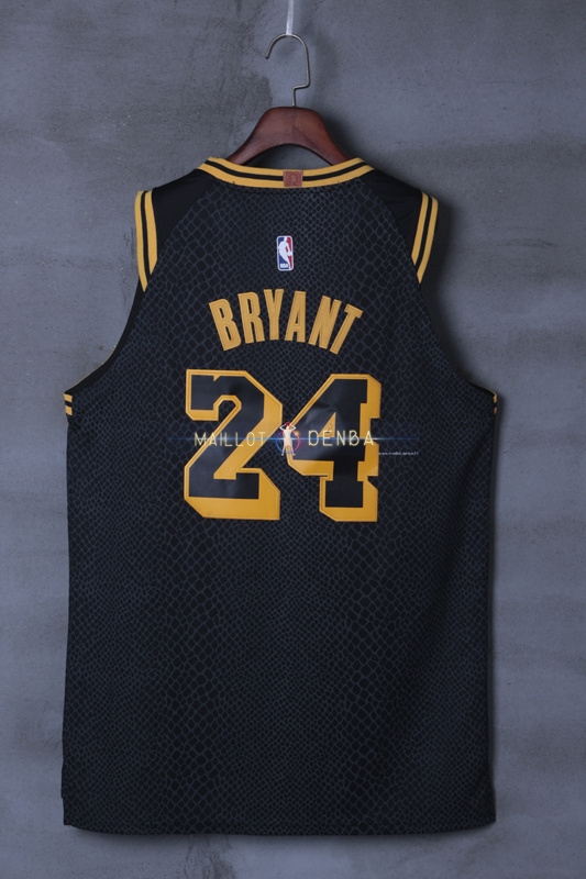 Maillot Los Angeles Lakers Nike NO.24 Kobe Bryant Noir ...